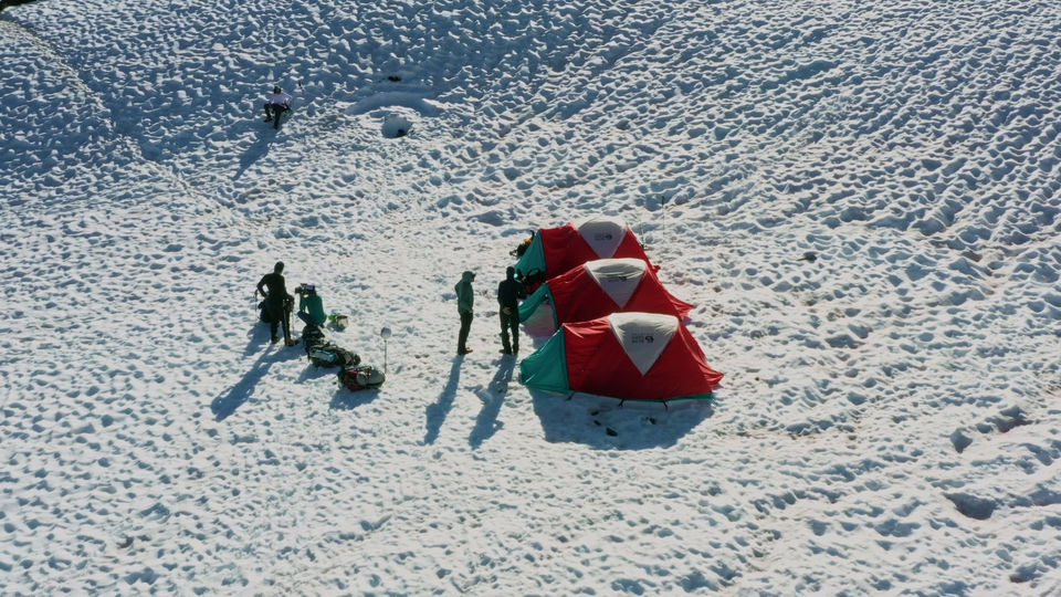 Climbing Mount Baker